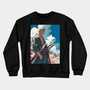 Pirate Odyssey: Anime-Manga Legacy, Mythical Islands, and Swashbuckling Excitement Crewneck Sweatshirt